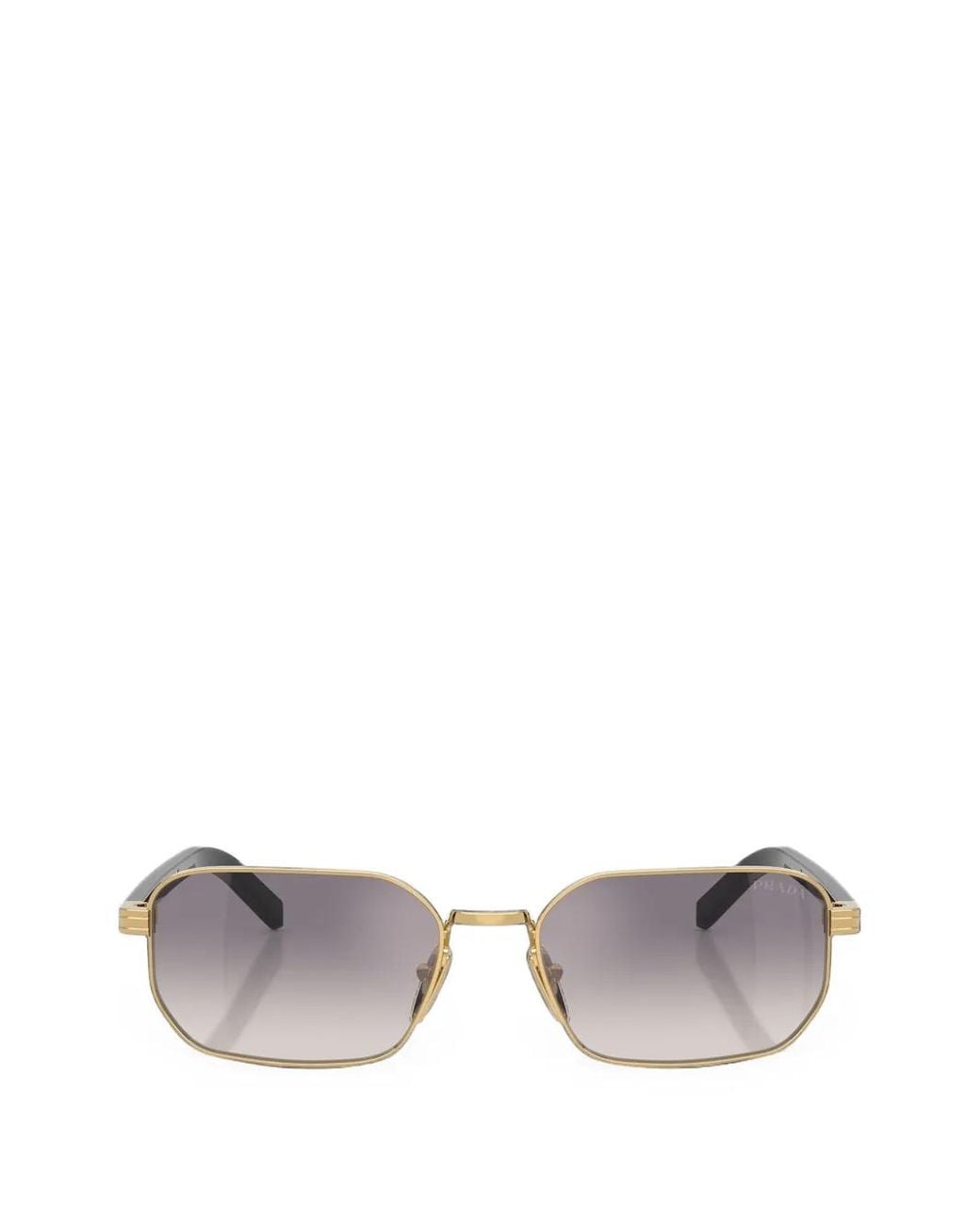 Prada Metallic Logo-Detail Sunglasses
