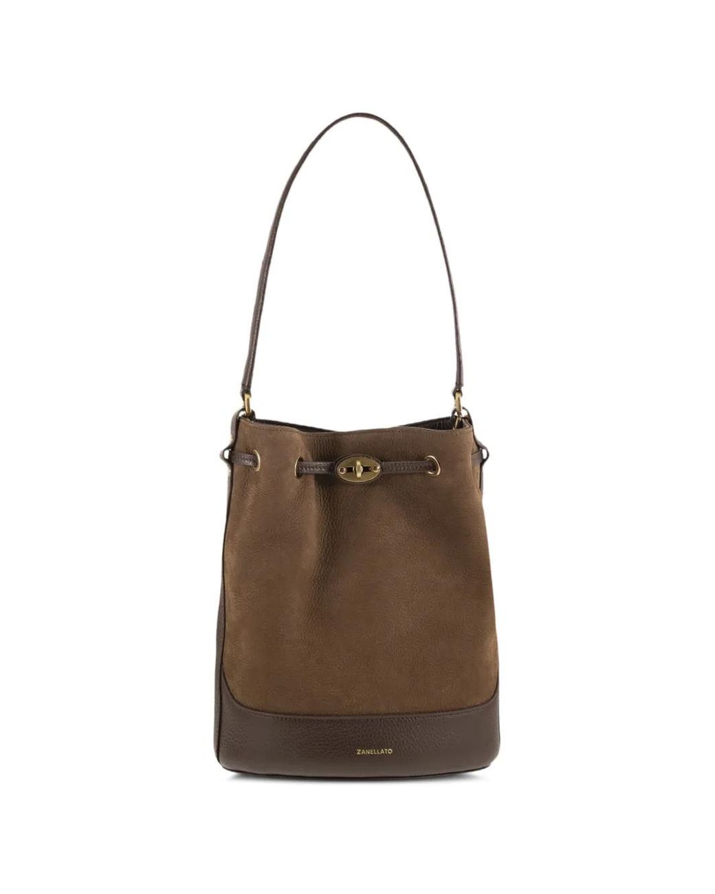 Zanellato Brown Mondà Bucket Bag