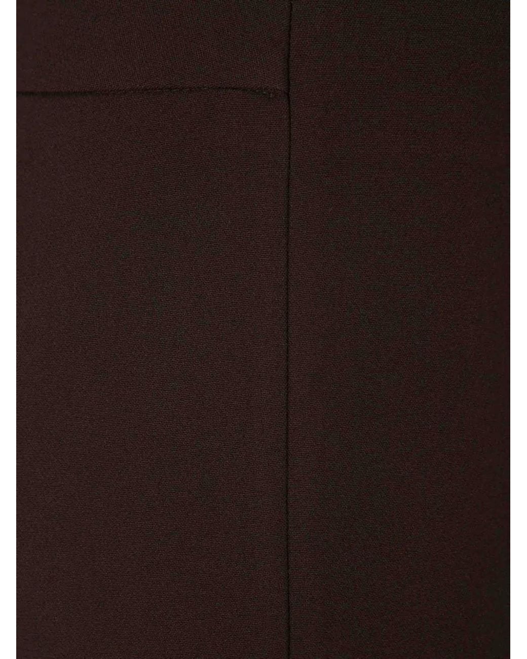 Peserico Brown Pressed-Crease Flared Trousers