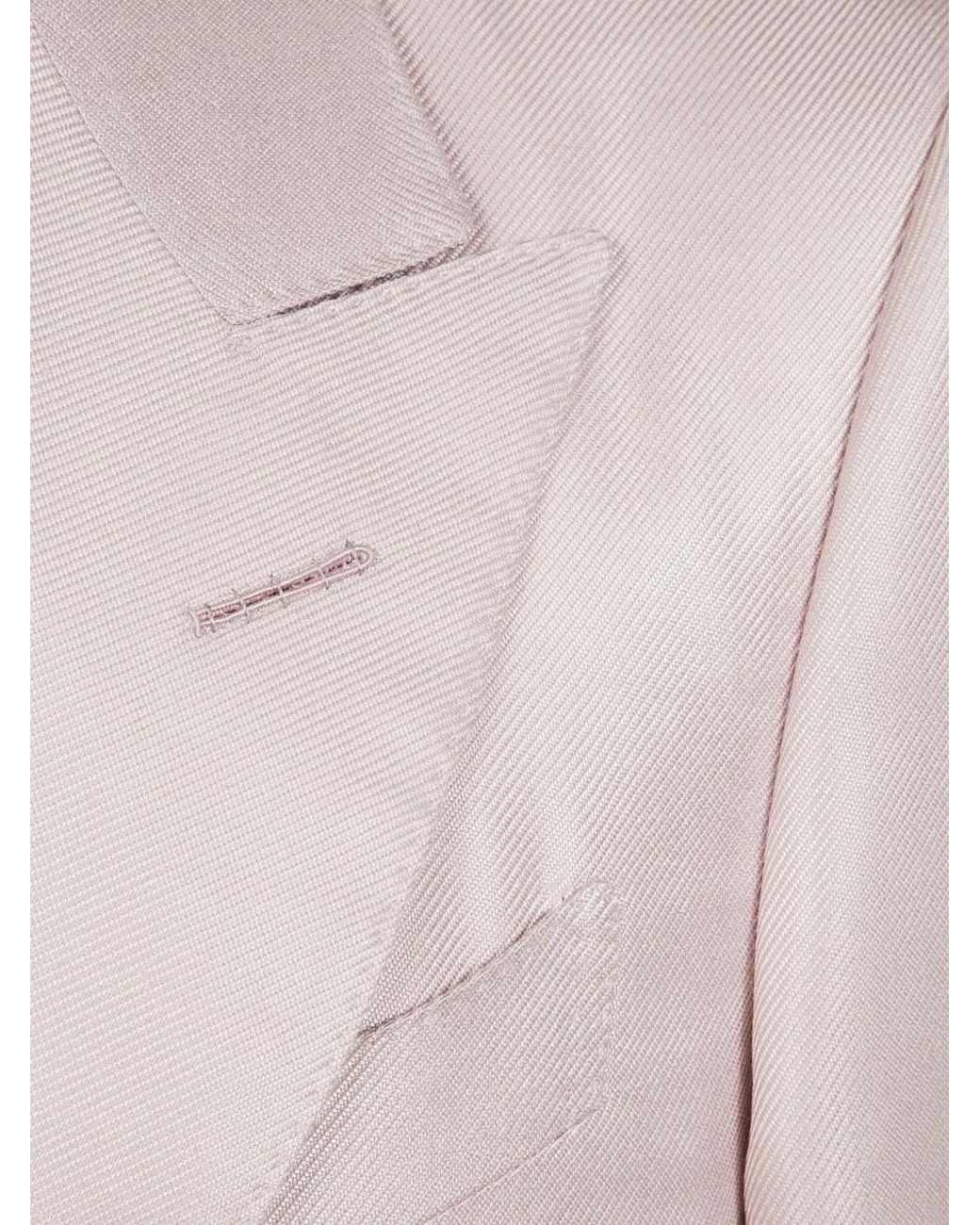 Tom Ford Pink Single-Breasted Blazer for men