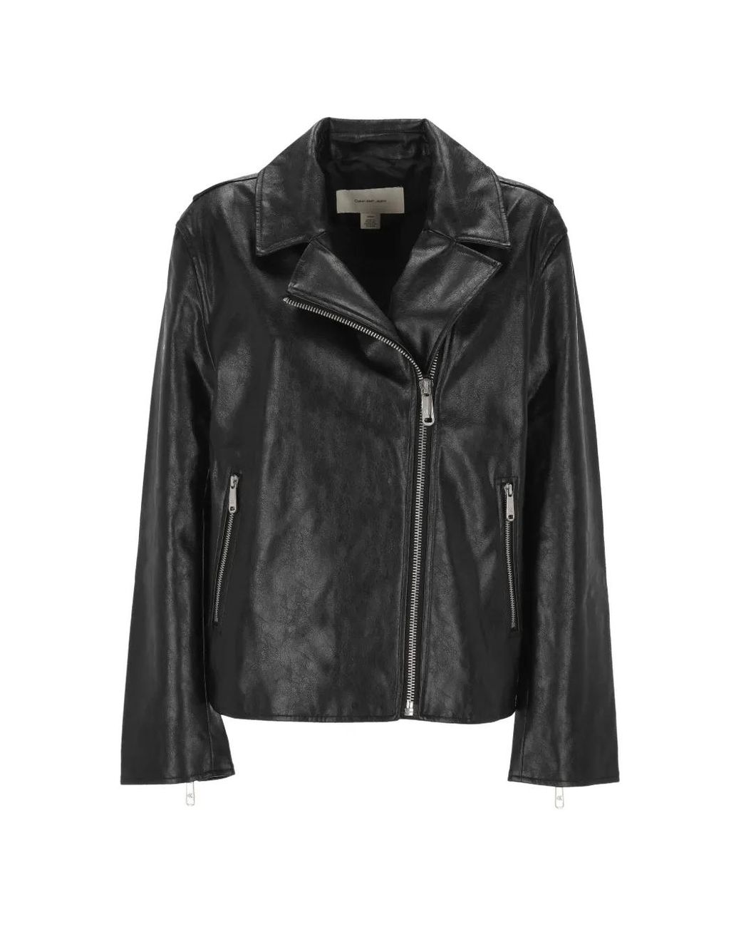 Calvin Klein Black Zip-Fastening Jacket