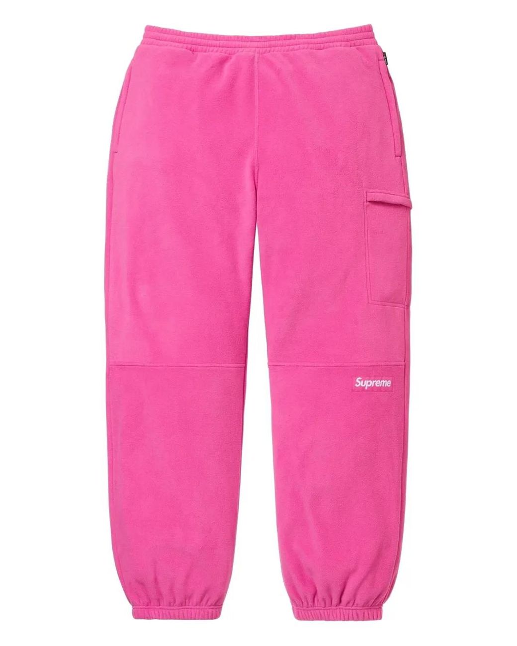 Supreme Polartec Trainingsbroek in het Pink voor heren