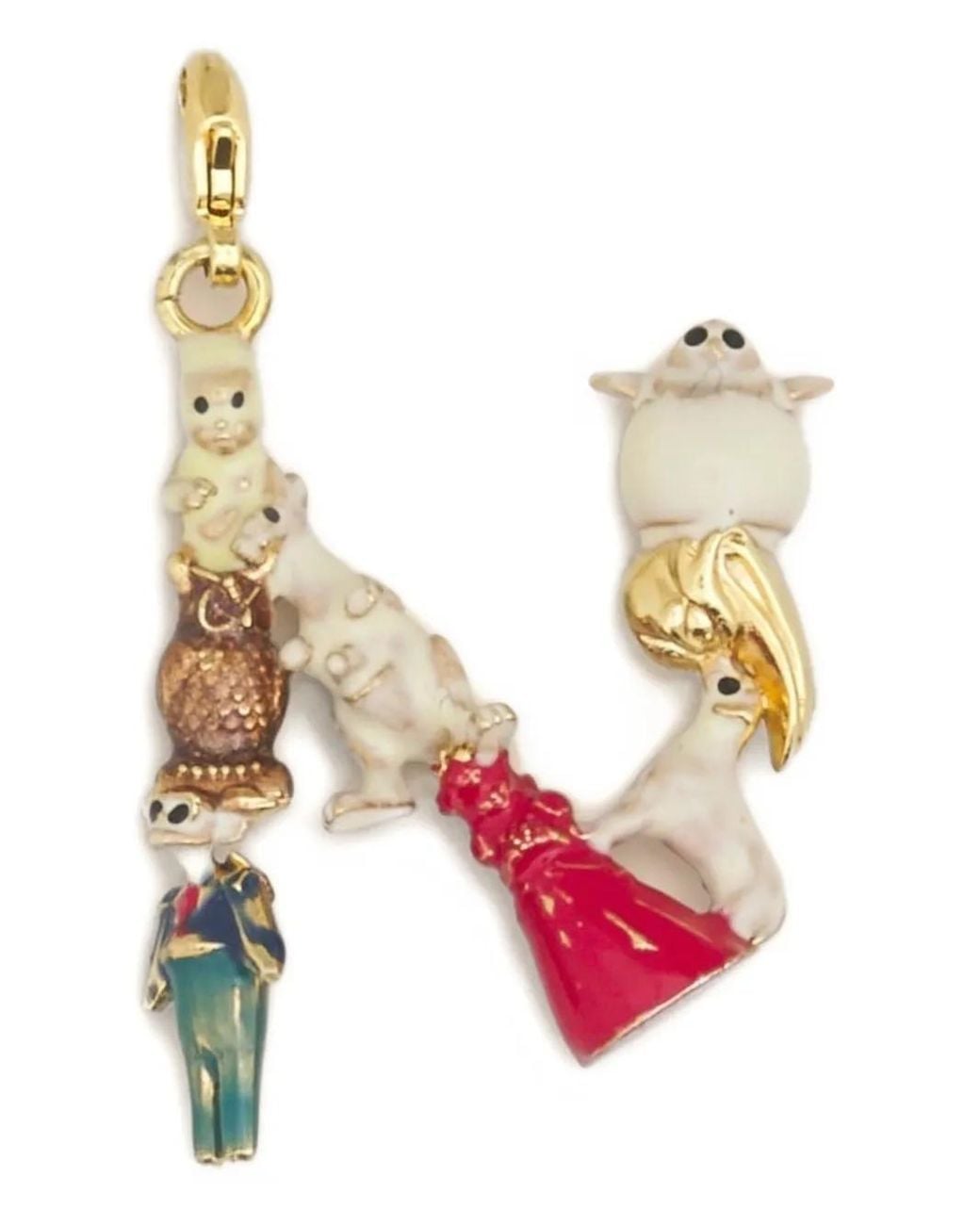 Marni Pink Alphabet "N" Charm