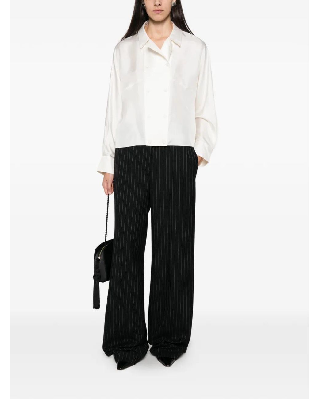 Rohe White Double-Breasted Top