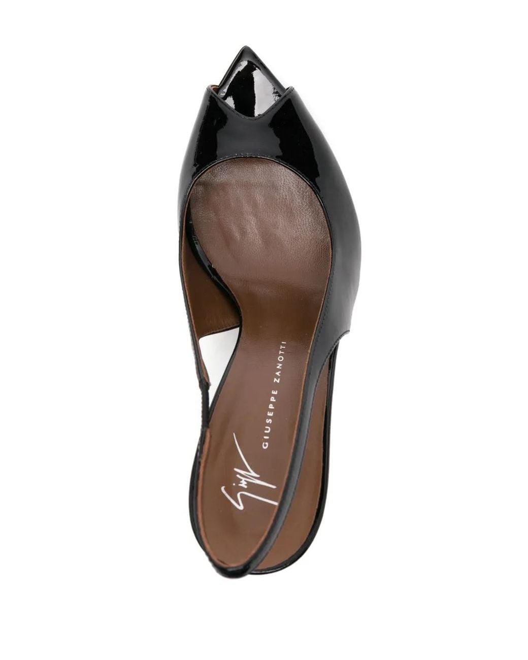 Giuseppe Zanotti Black 90Mm Intriigo Open Toe Sandals