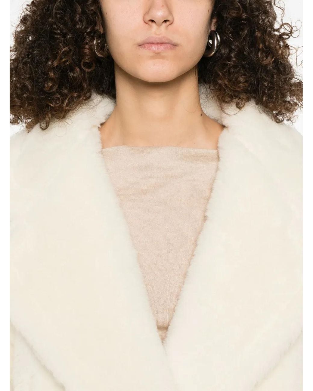 Max Mara Oggeri Jack Met Gekerfde Revers in het Natural