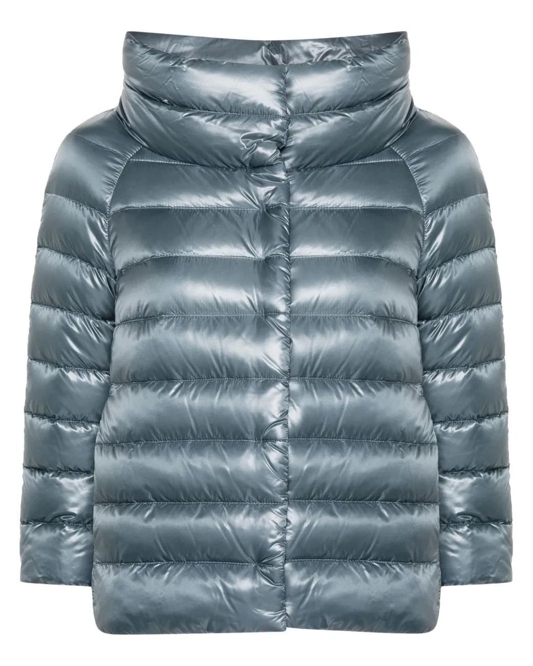 Herno Blue Sofia Quilted Puffer Jacket