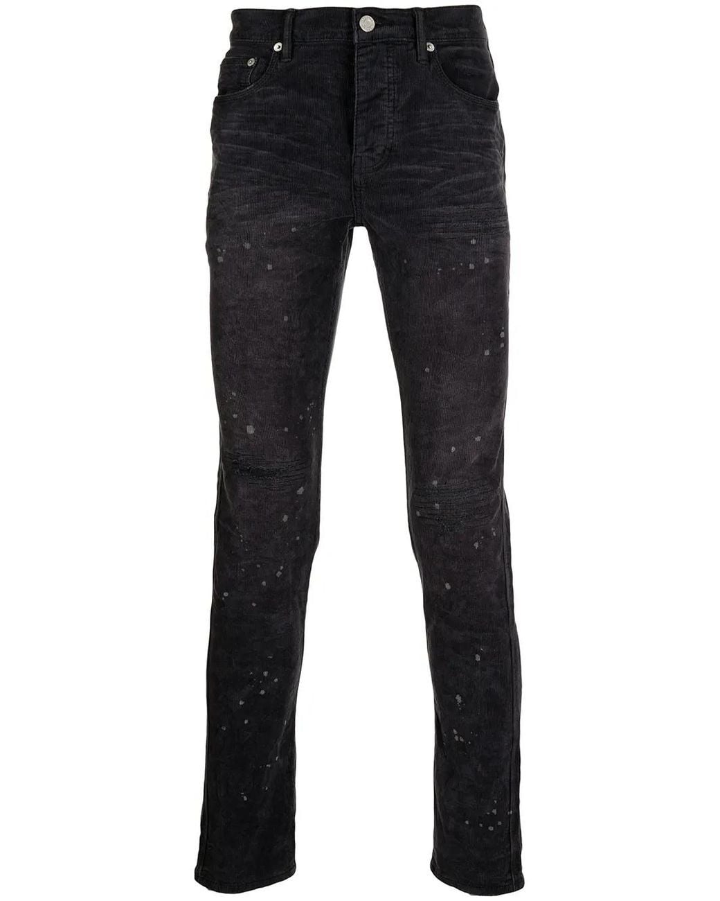 Purple Brand Blue Low-Rise Skinny Jeans for men