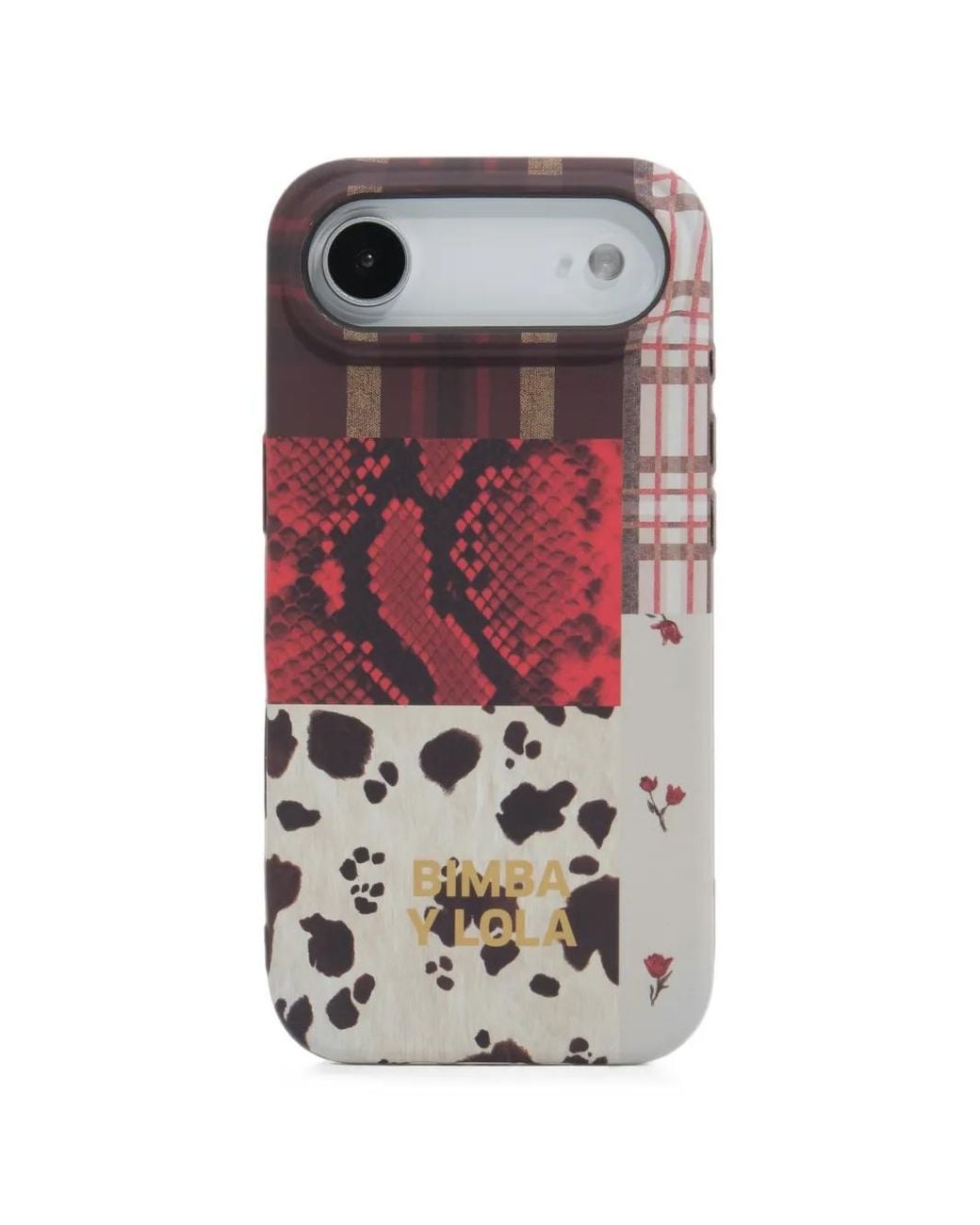 Bimba Y Lola White Python Patchwork Iphone 17 Air Rigid Case