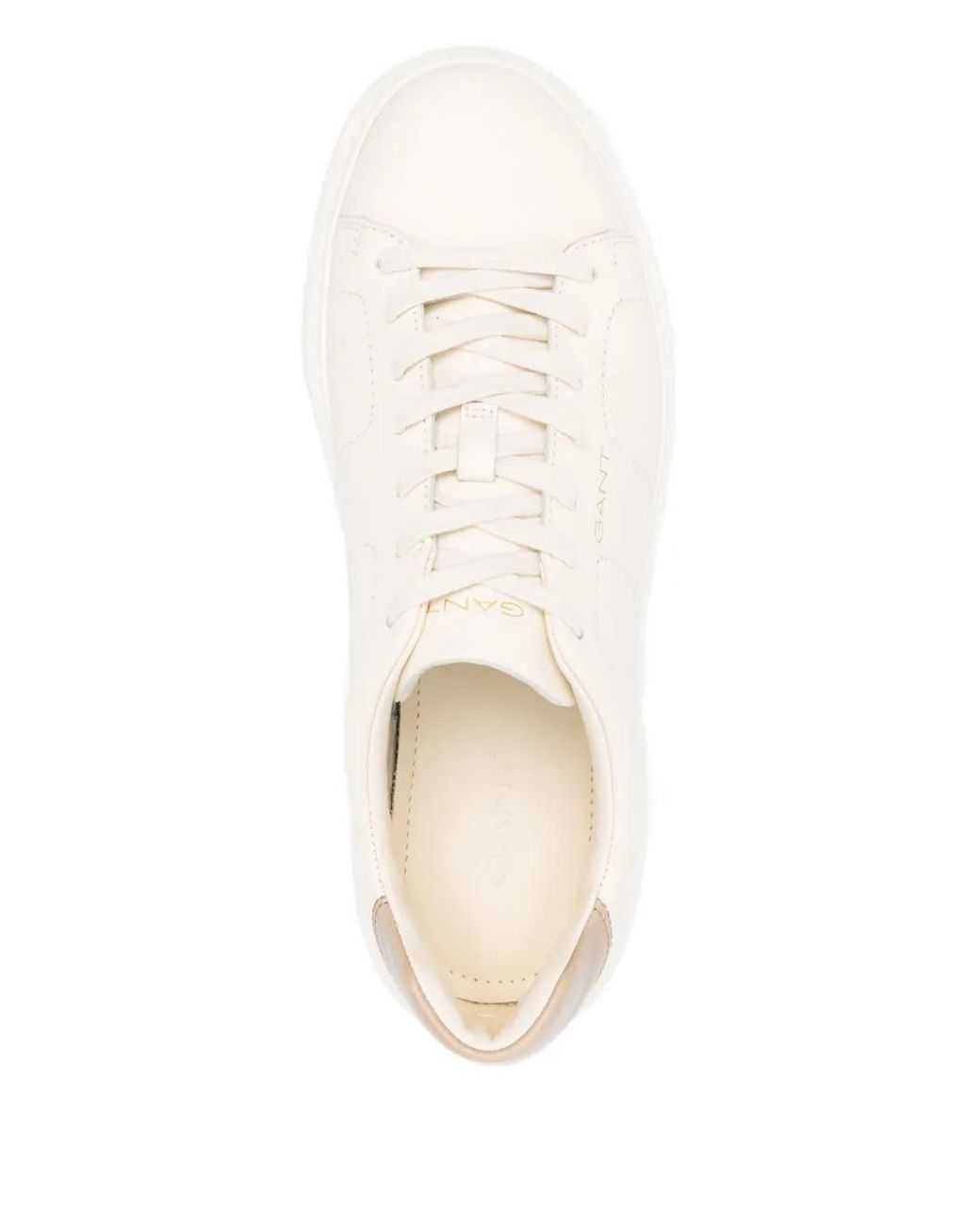 Gant White Low-Top Leather Sneakers for men
