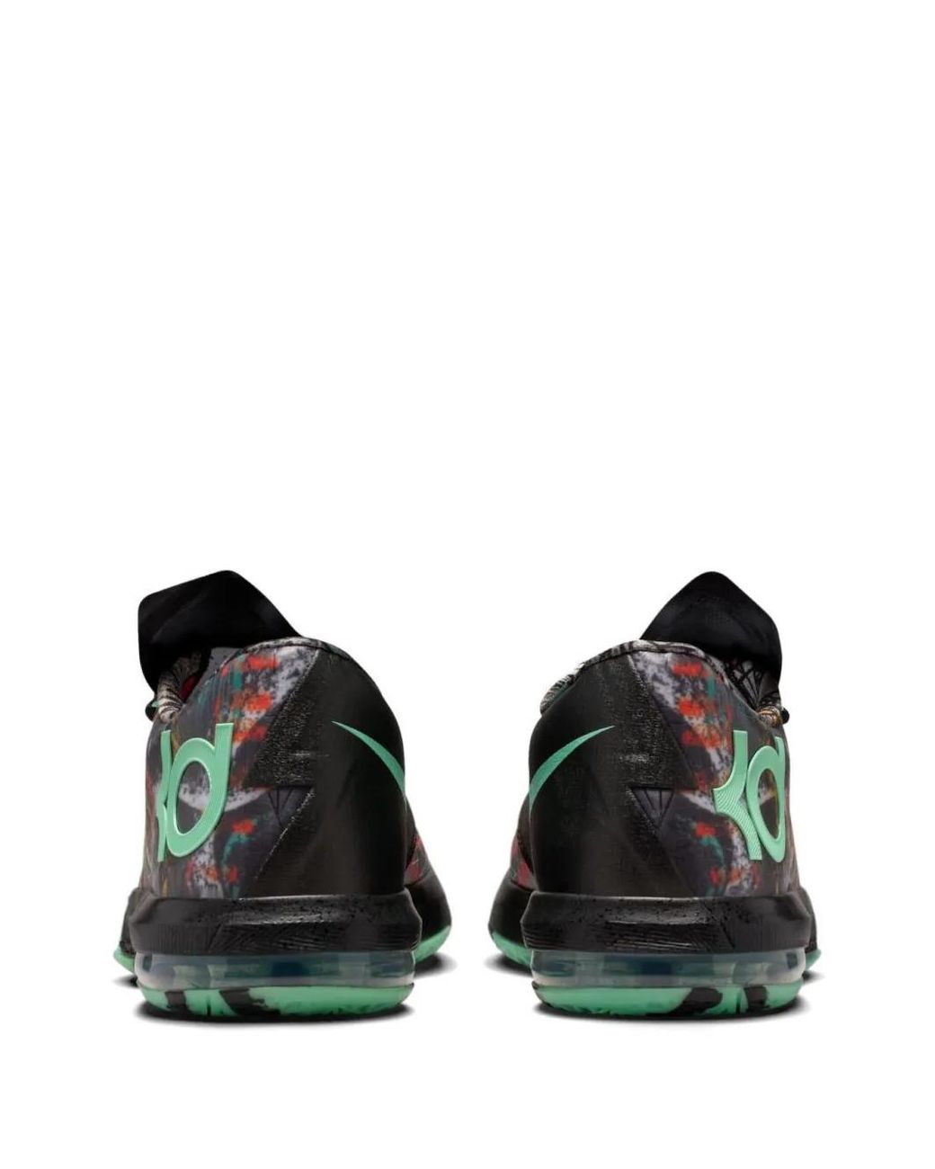 Nike Black Zoom Kd 6 Graphic-Print Sneakers for men