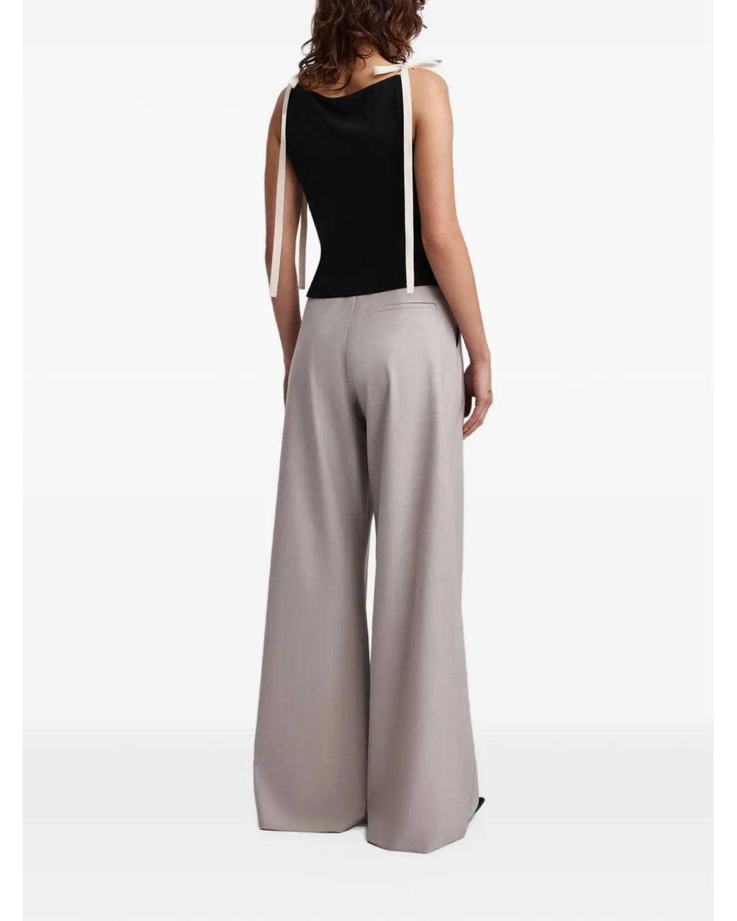 Anna Quan Black Ford Tie-Strap Top