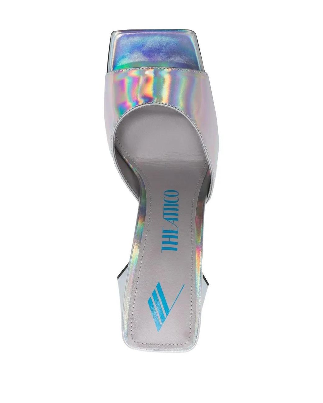 The Attico White Devon 115Mm Mule