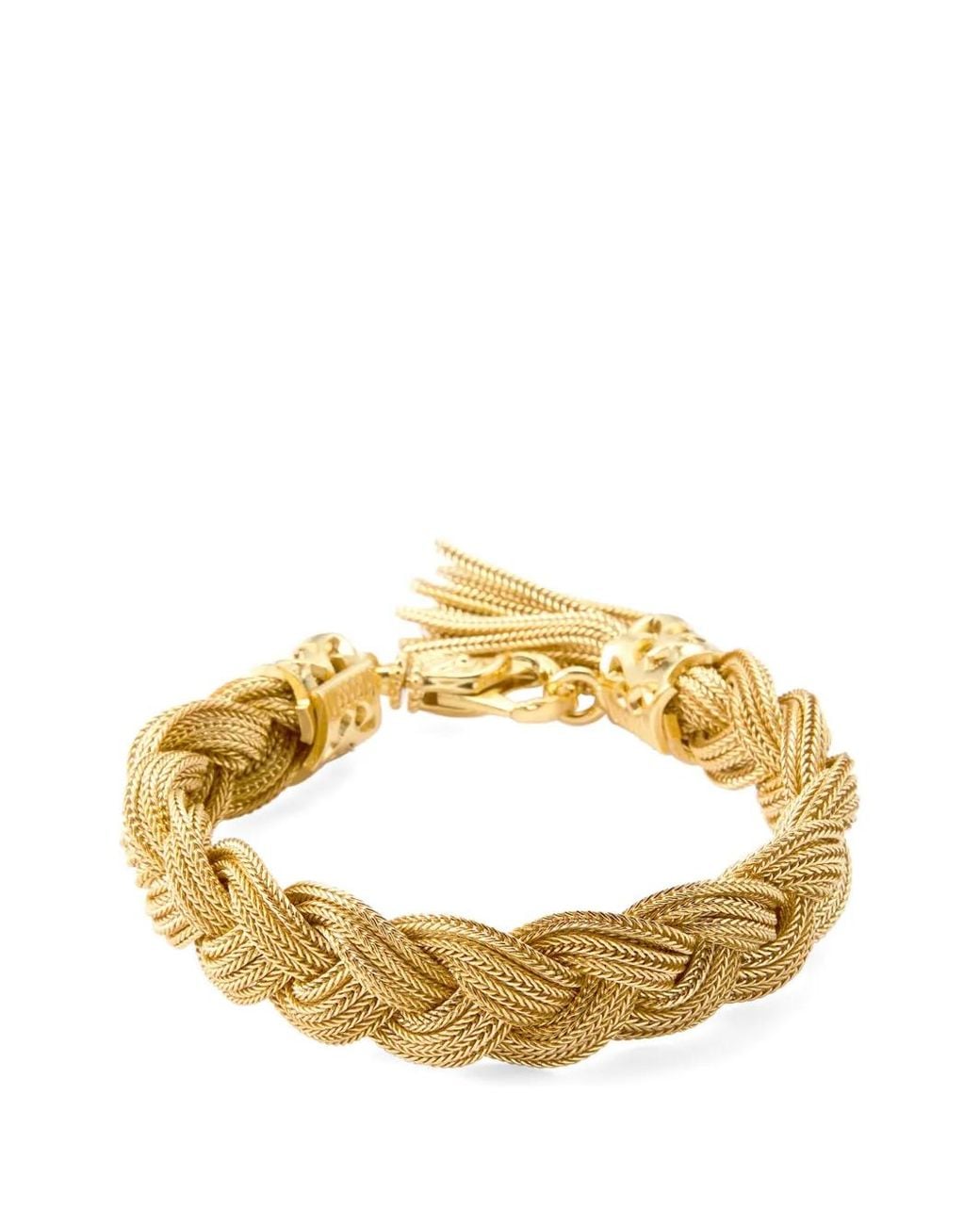 Emanuele Bicocchi Metallic Braided Bracelet