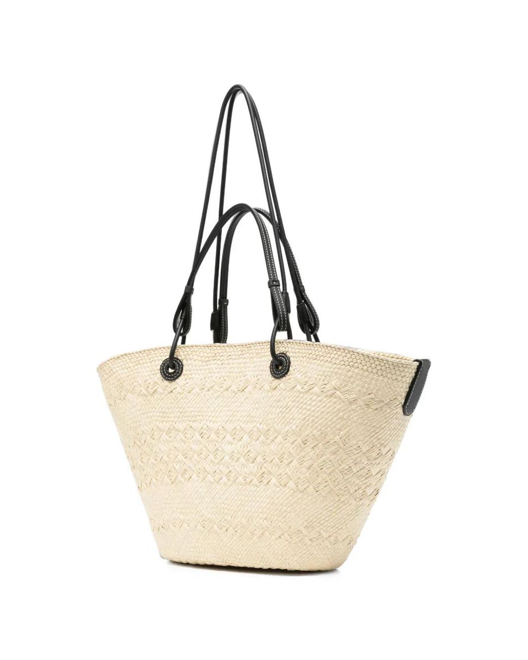 Loewe Natural Anagram Rafia Medium Tote