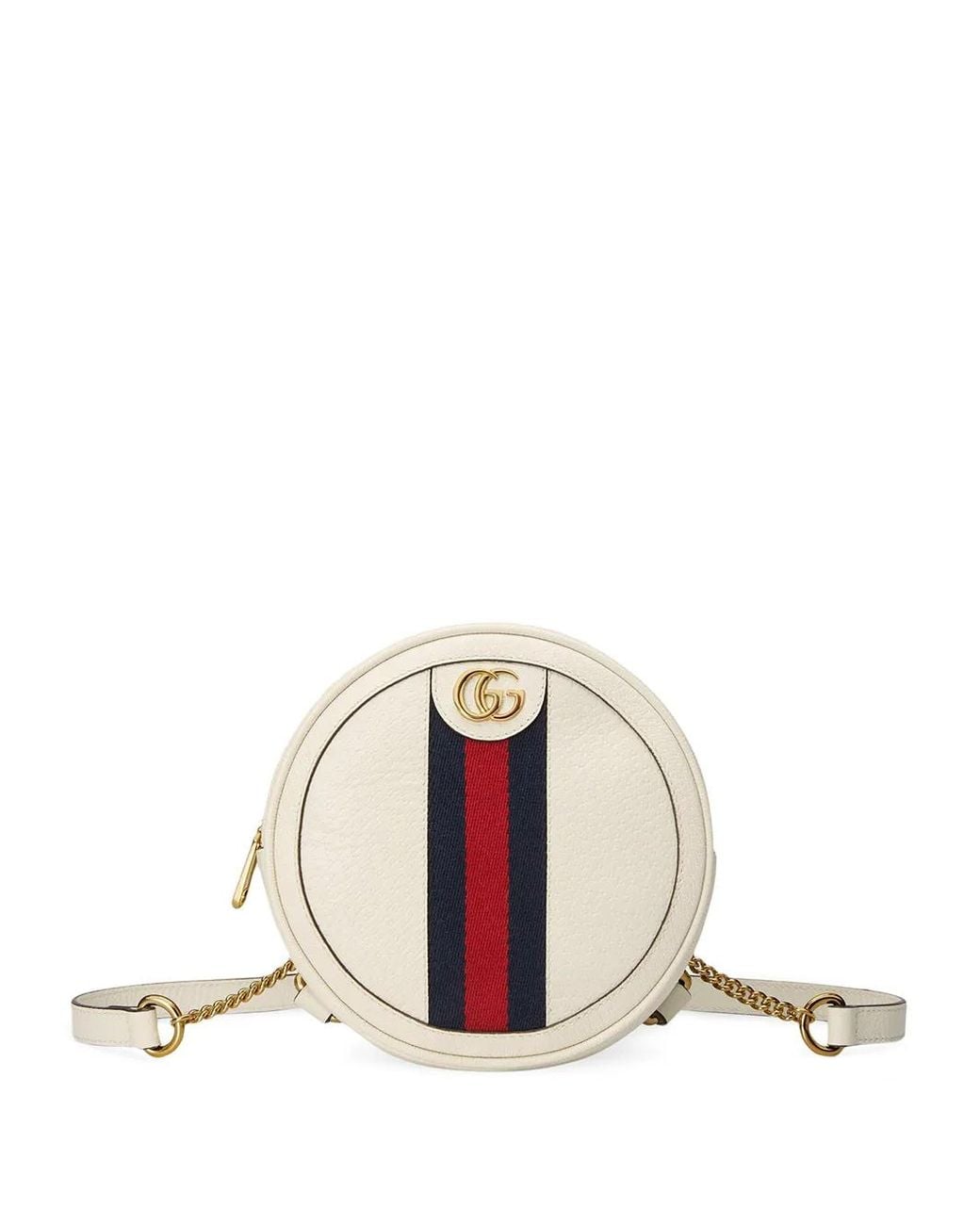 Gucci Pink Ophidia Logo-Plaque Backpack