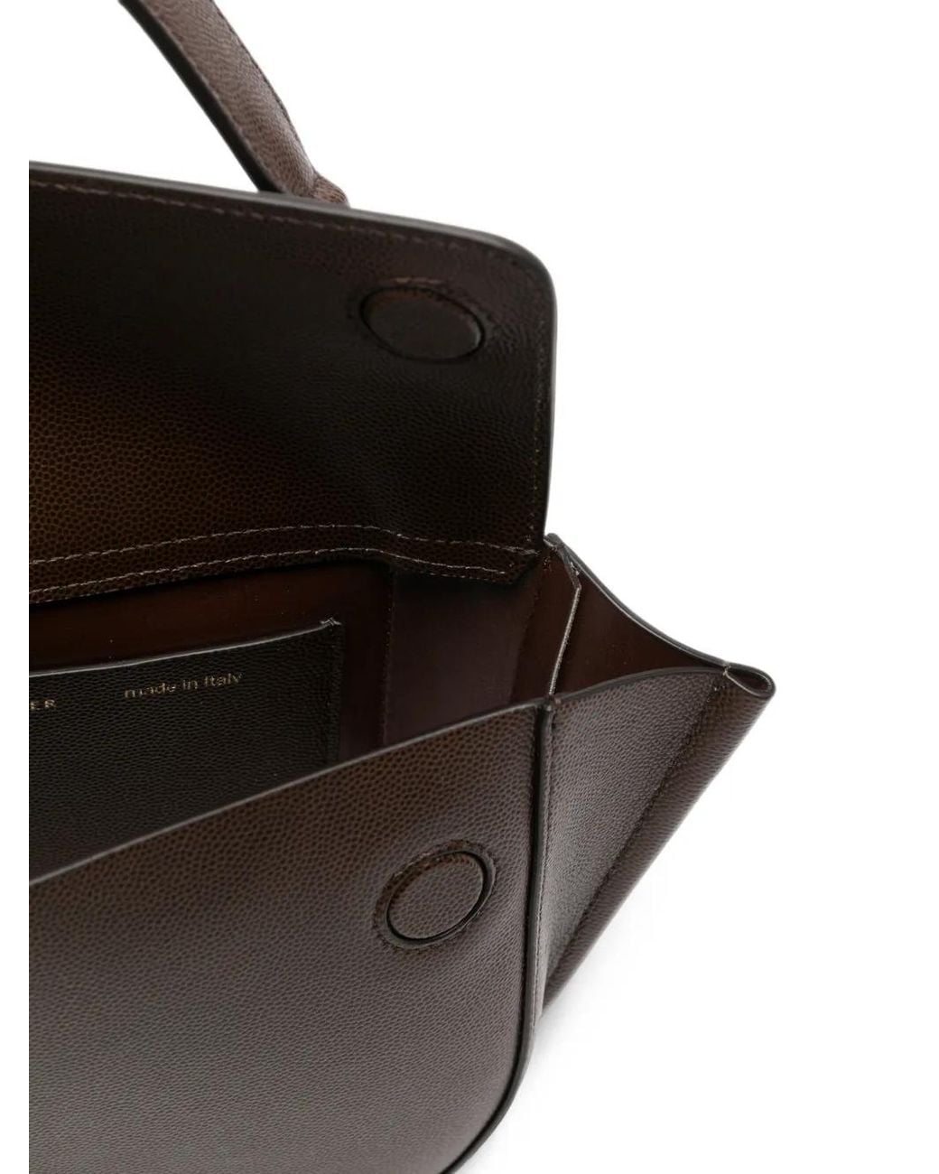 Wandler Brown Mini Hortensia Caviar-Leather Tote Bag