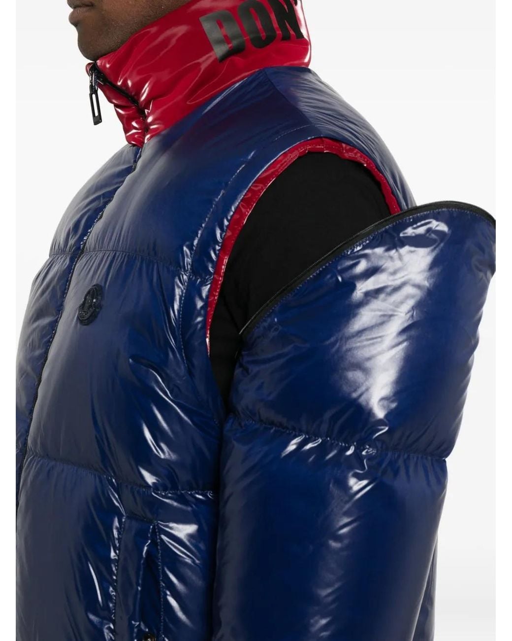 Moncler Blue X A$Ap Rocky Throttle Reversible 2-In-Down Jacket