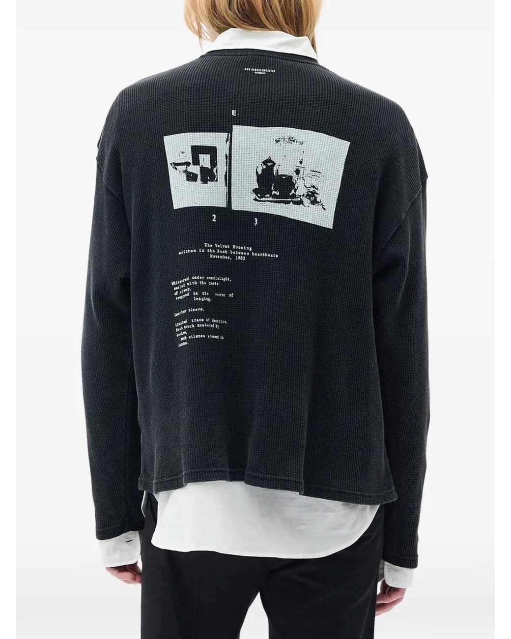 Ann Demeulemeester Black Emil Long-Sleeve T-Shirt for men