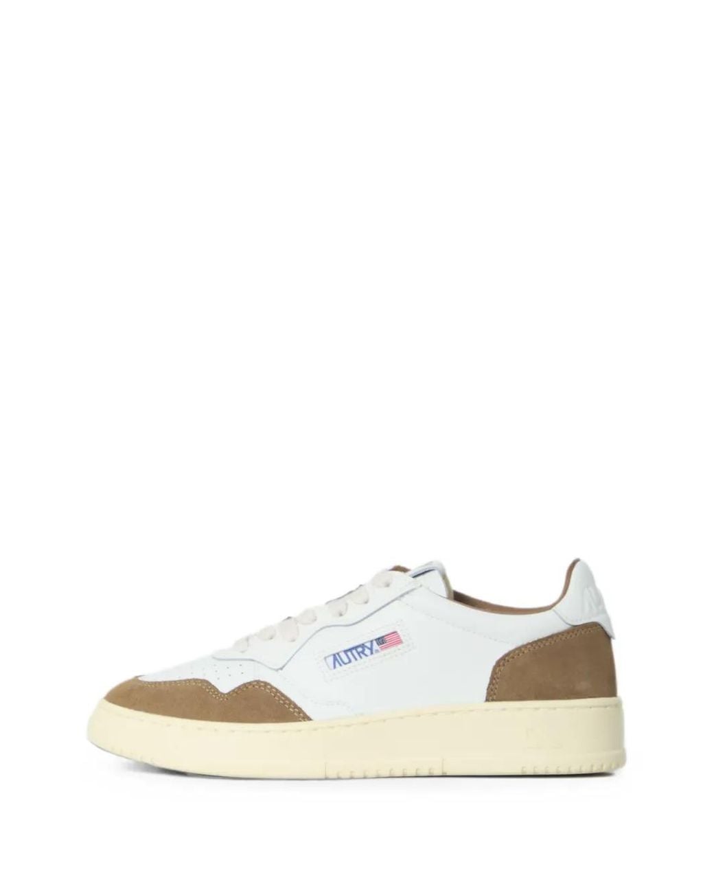 Autry White Medalist Low-Top Sneakers for men