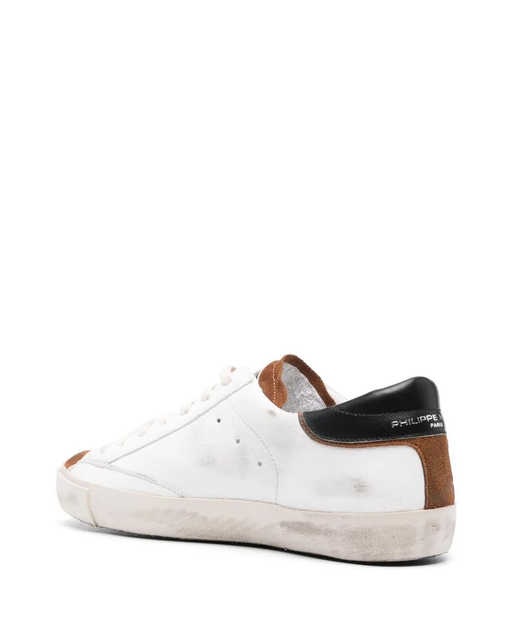 Philippe Model White Prsx Leather Sneakers for men
