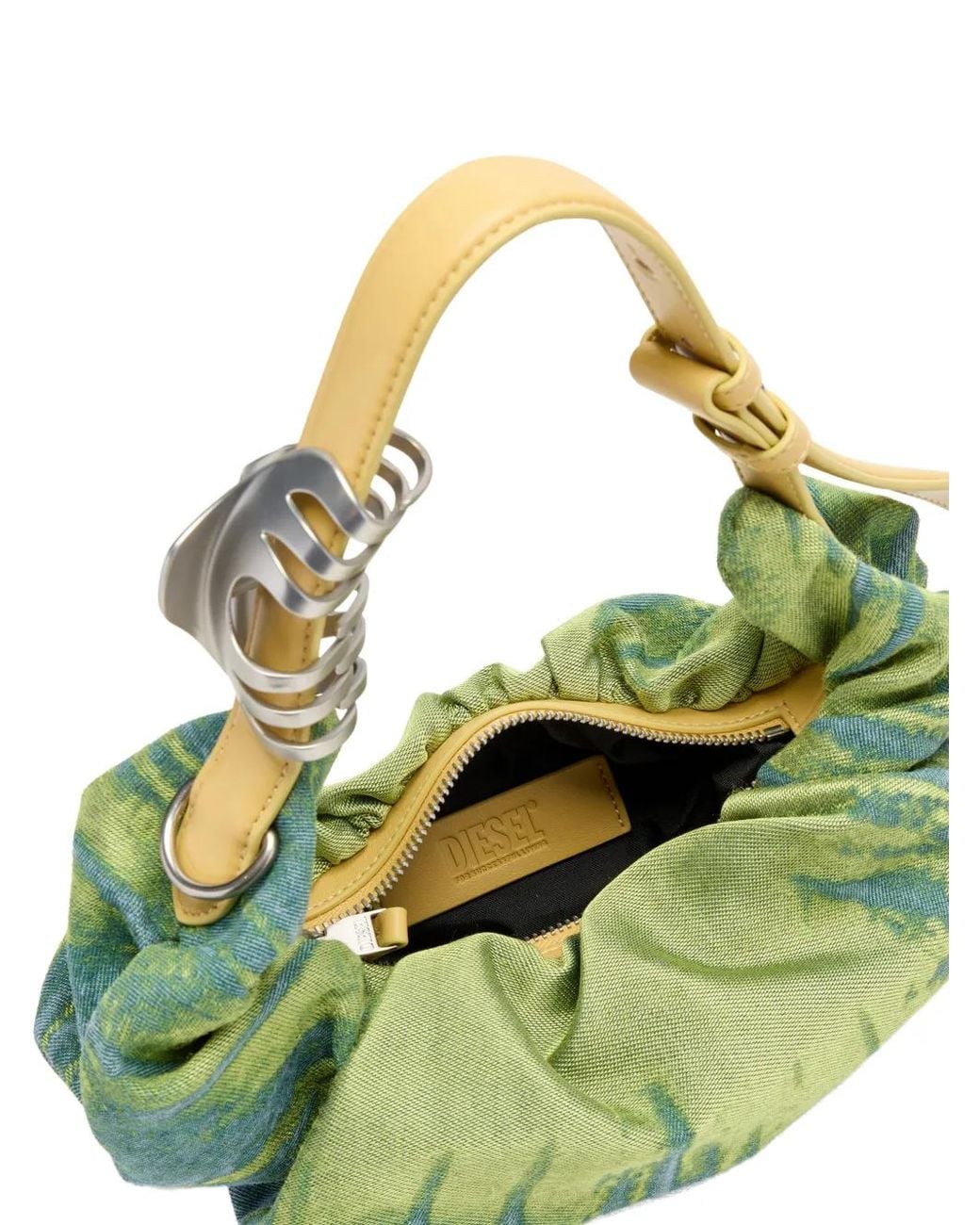 DIESEL Green Grab-D Shoulder Bag