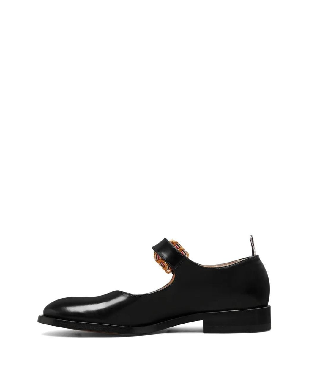 Thom Browne Black Buckle-Fastening Thom John Loafers