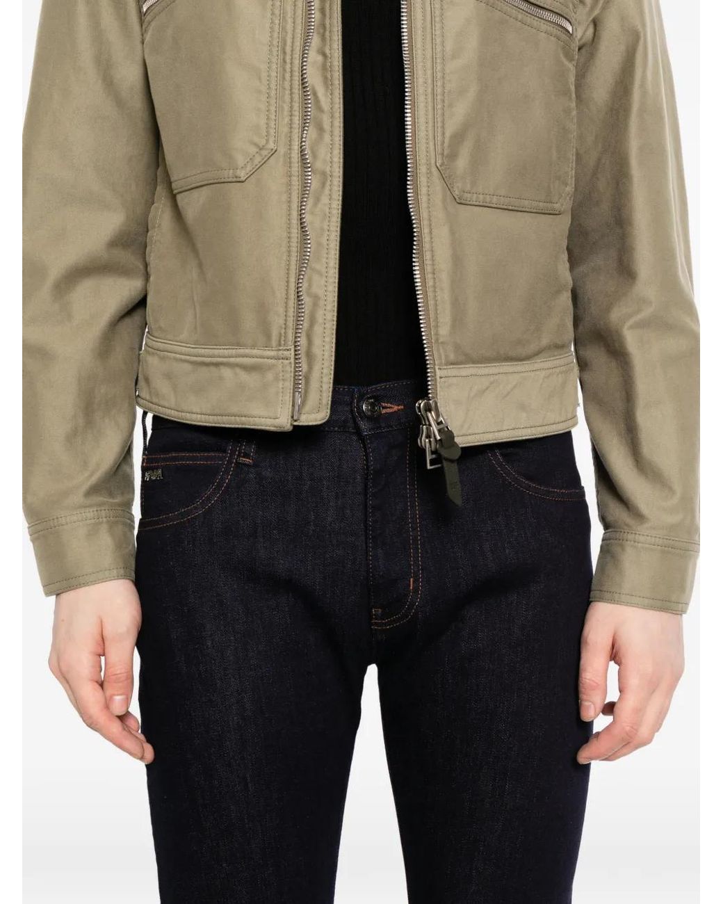 Emporio Armani Black J45 Jeans for men