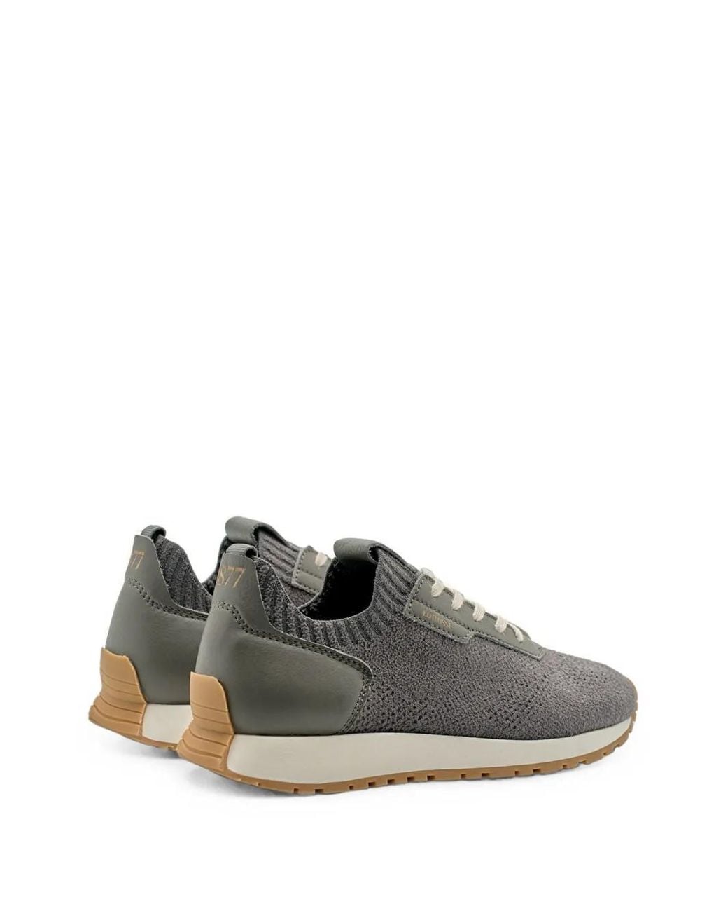 Lottusse Gray Dianne Low-Top Sneakers