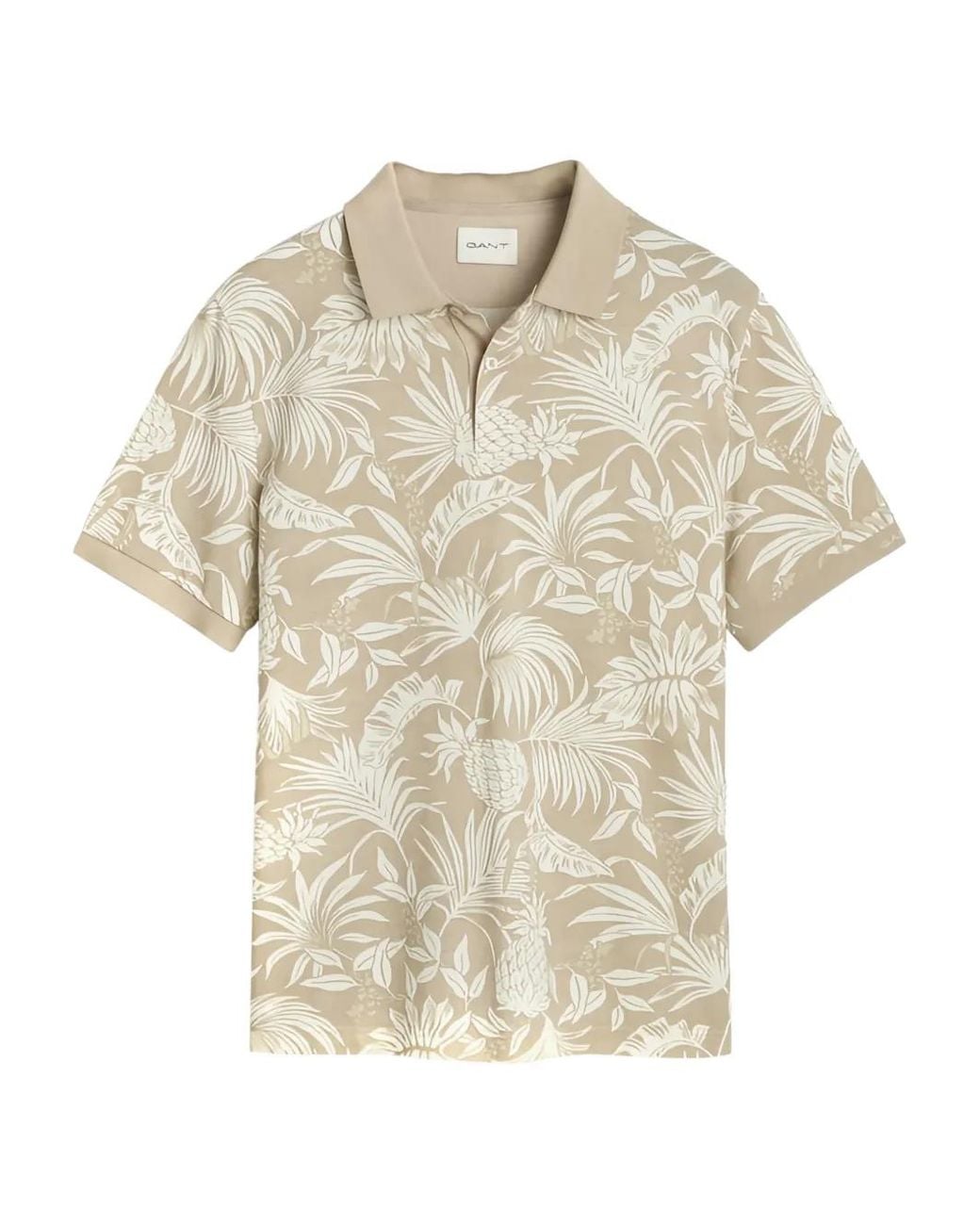 Gant Natural Floral Polo Shirt for men