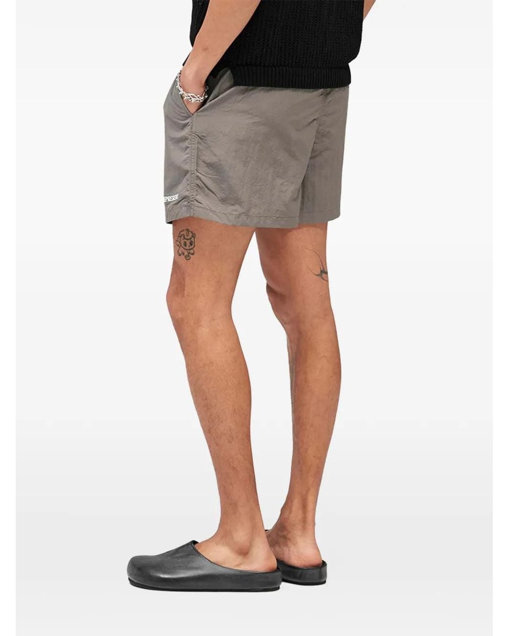 Represent Gray Swim Shorts for men