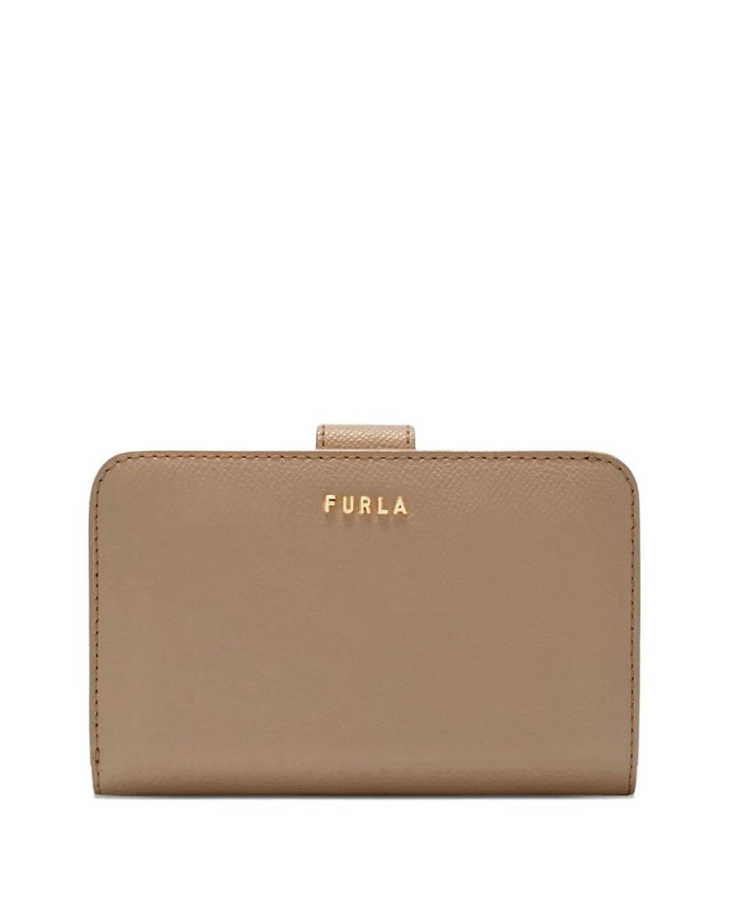 Furla Brown Medium Classic Compact Wallet