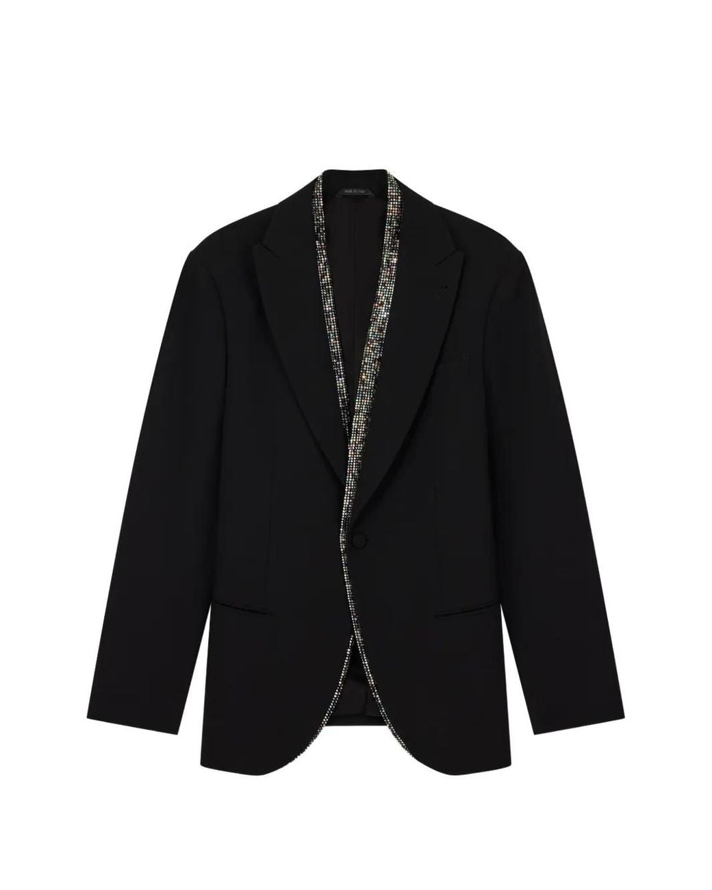Giorgio Armani Black Peaked-Lapel Tuxedo Jacket for men