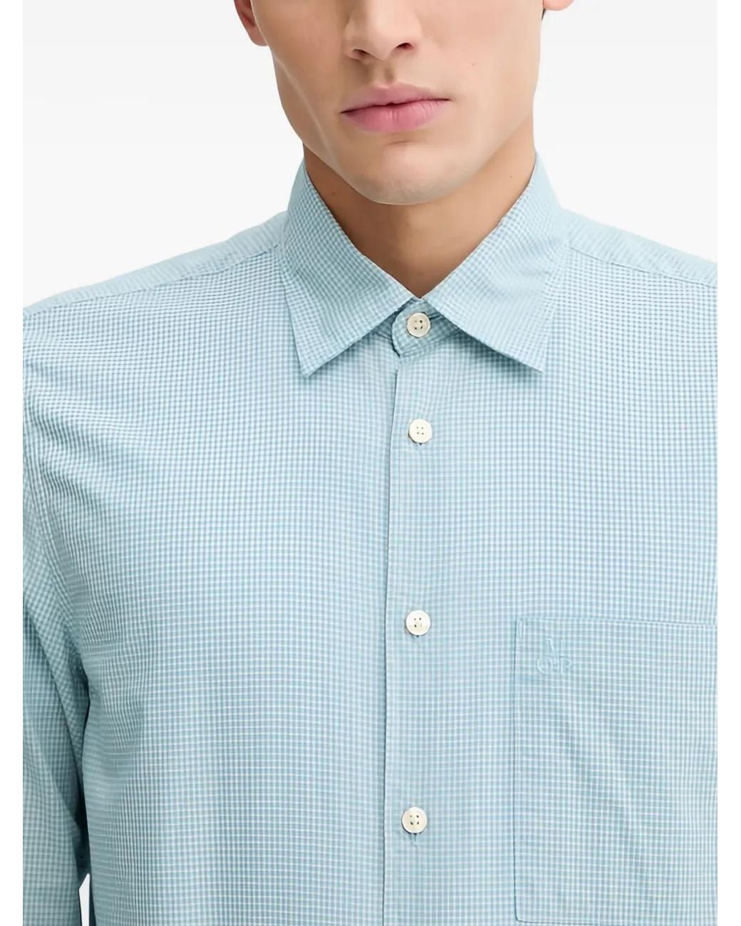 Marc O' Polo Blue Buttoned Pocket Shirt for men