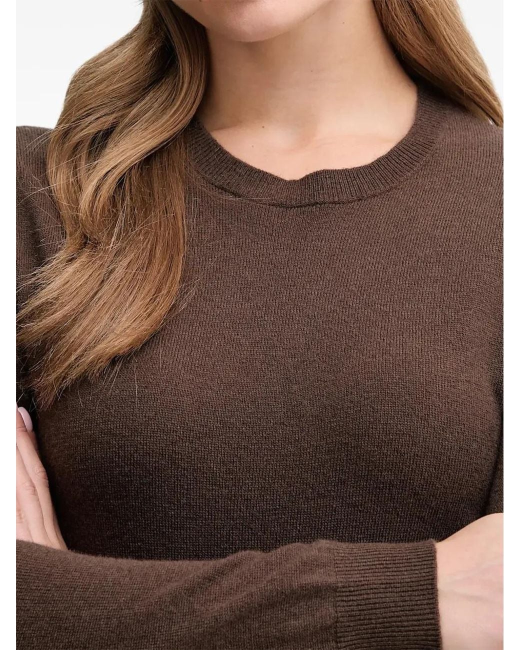 Benetton Black Round-Neck Sweater