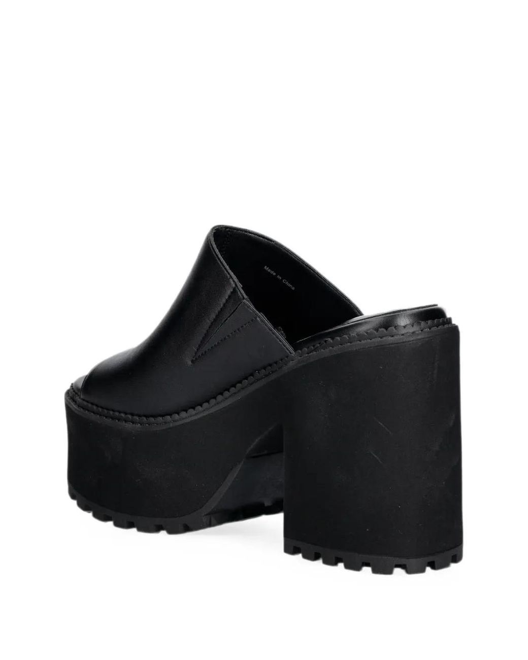 Buffalo Black Killah Platform Chunky-Sole Sandals
