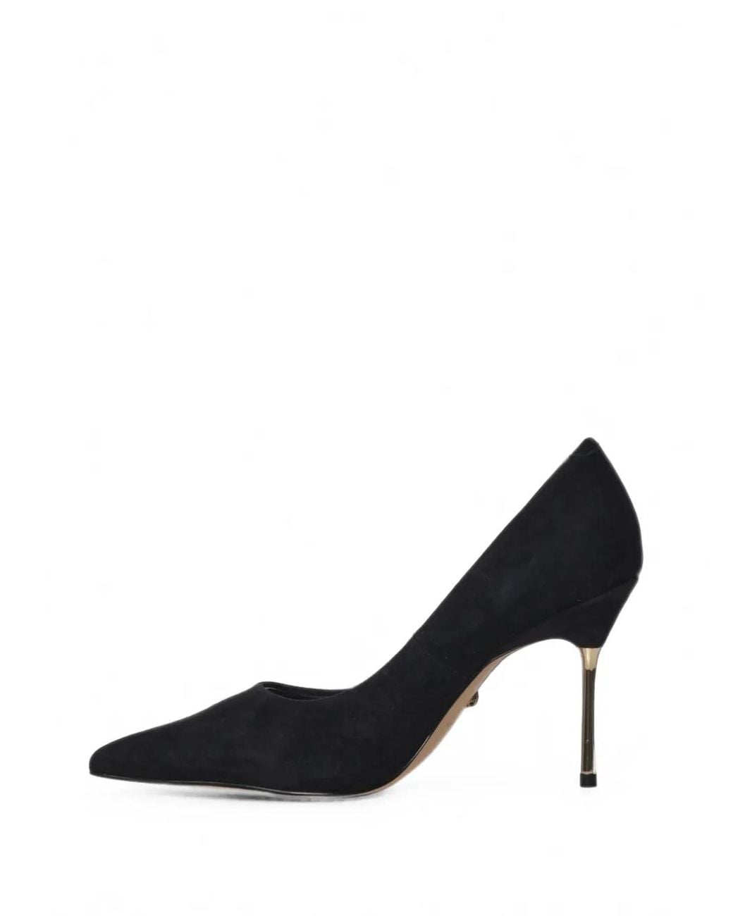 Kurt Geiger Black Pointed-Toe Suede Pumps