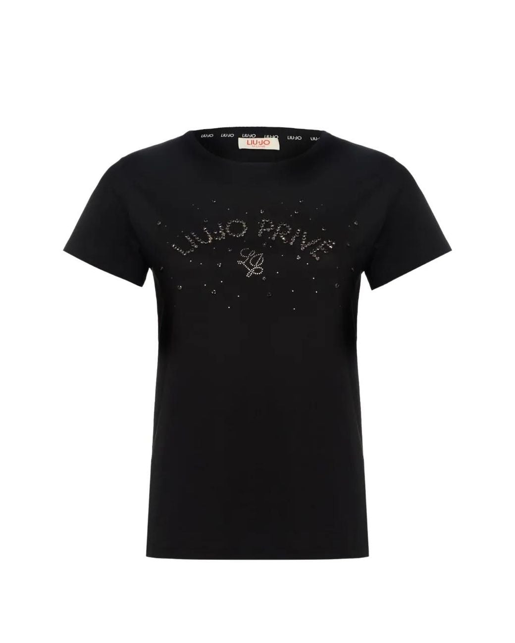 Liu Jo Black Logo T-Shirt