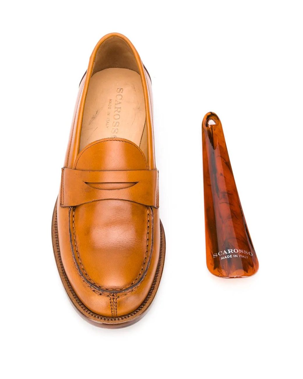 Scarosso Orange 'Harper' Loafer