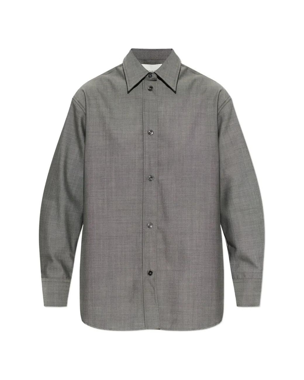 Studio Nicholson Gray Rouen Wool Shirt