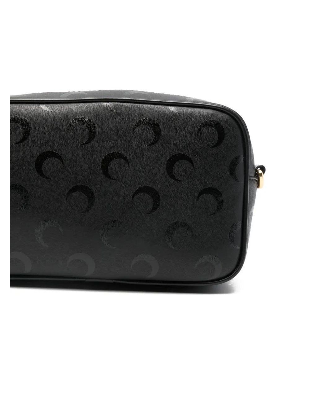 MARINE SERRE Black Moon Print Satchel
