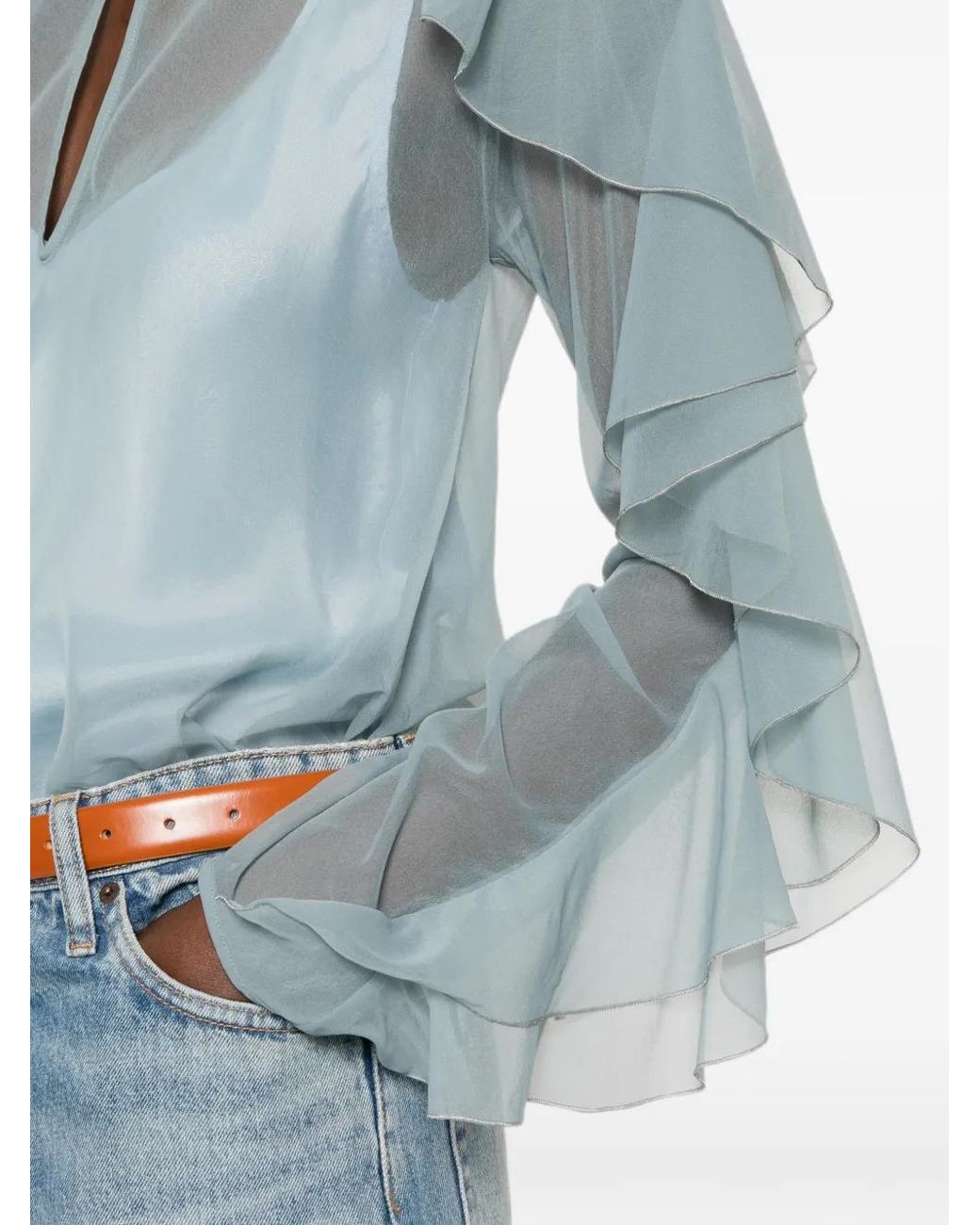 Forte_forte Blue Sheer Shirt