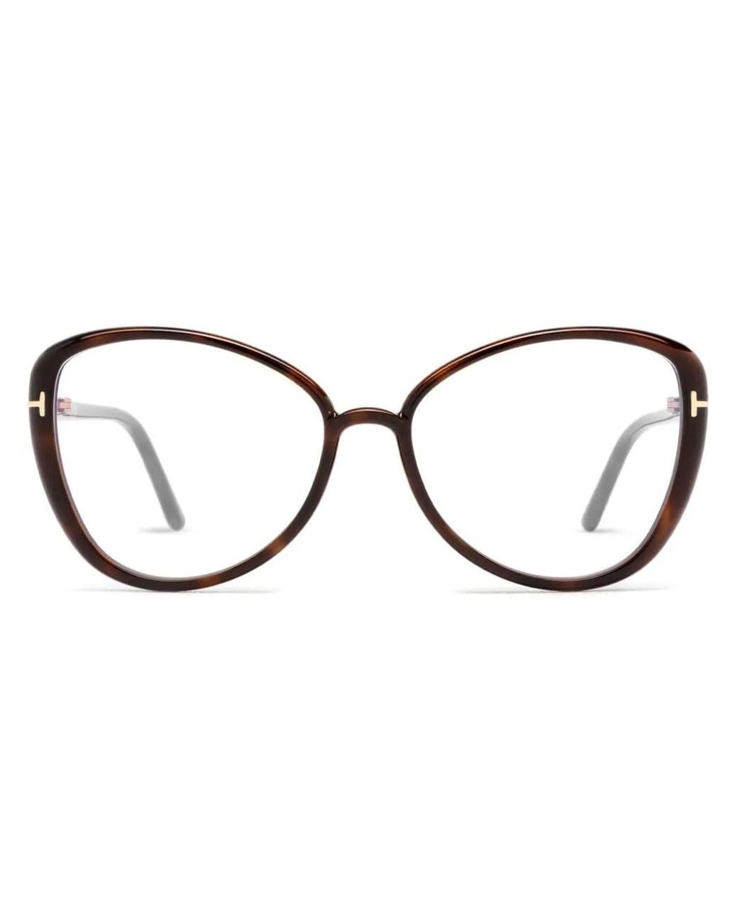 Tom Ford Brown Cat-Eye Glasses