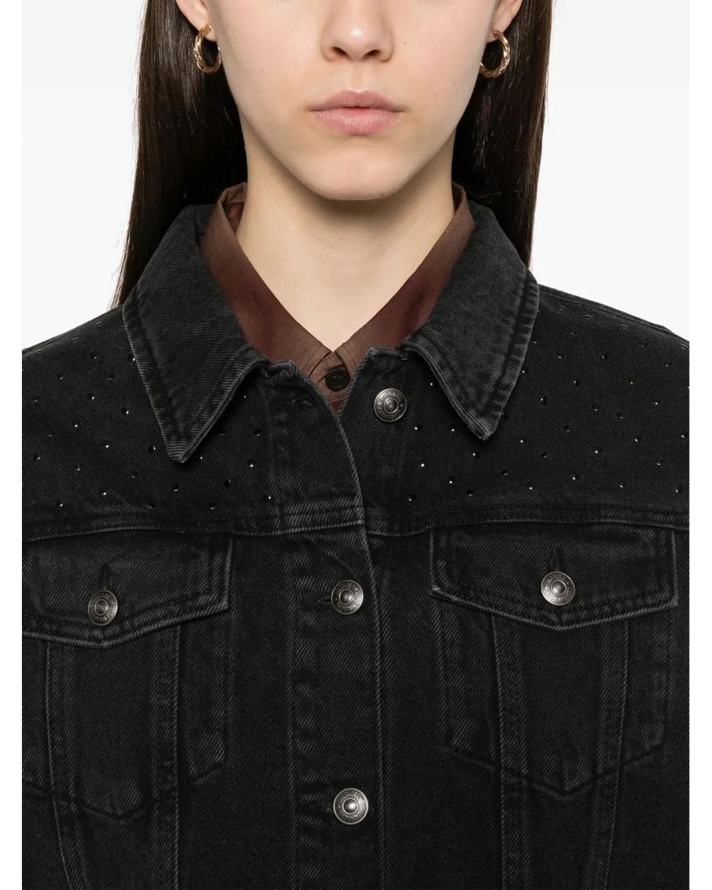 ROTATE BIRGER CHRISTENSEN Black Denim Jacket