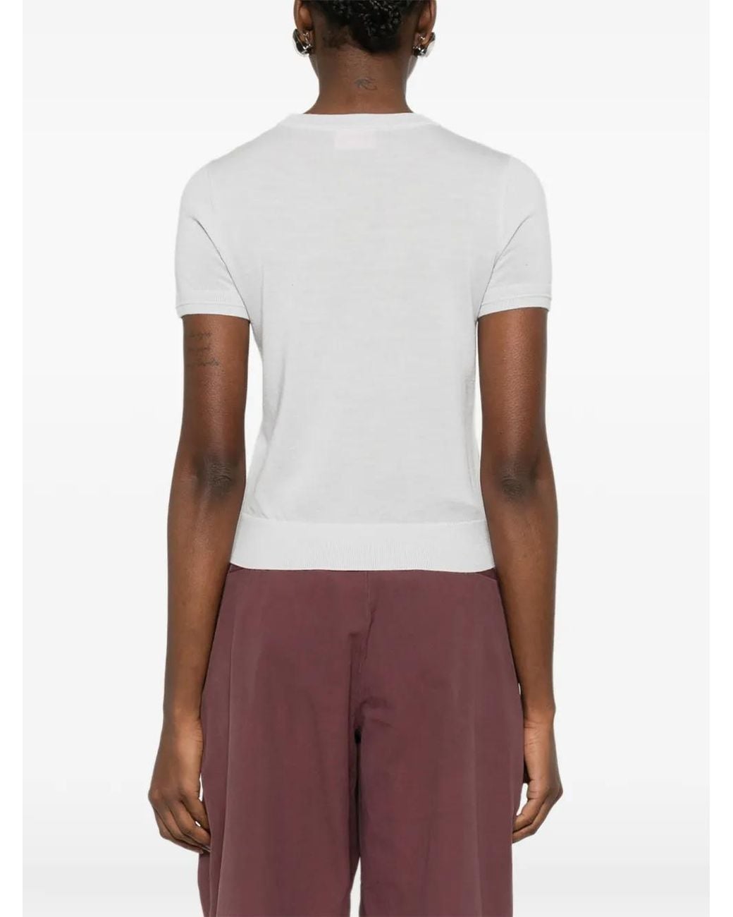 DIESEL White Short-Sleeve T-Shirt