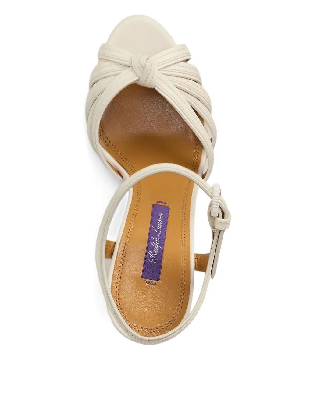 Ralph Lauren Metallic 125Mm Kieran Heeled Sandals