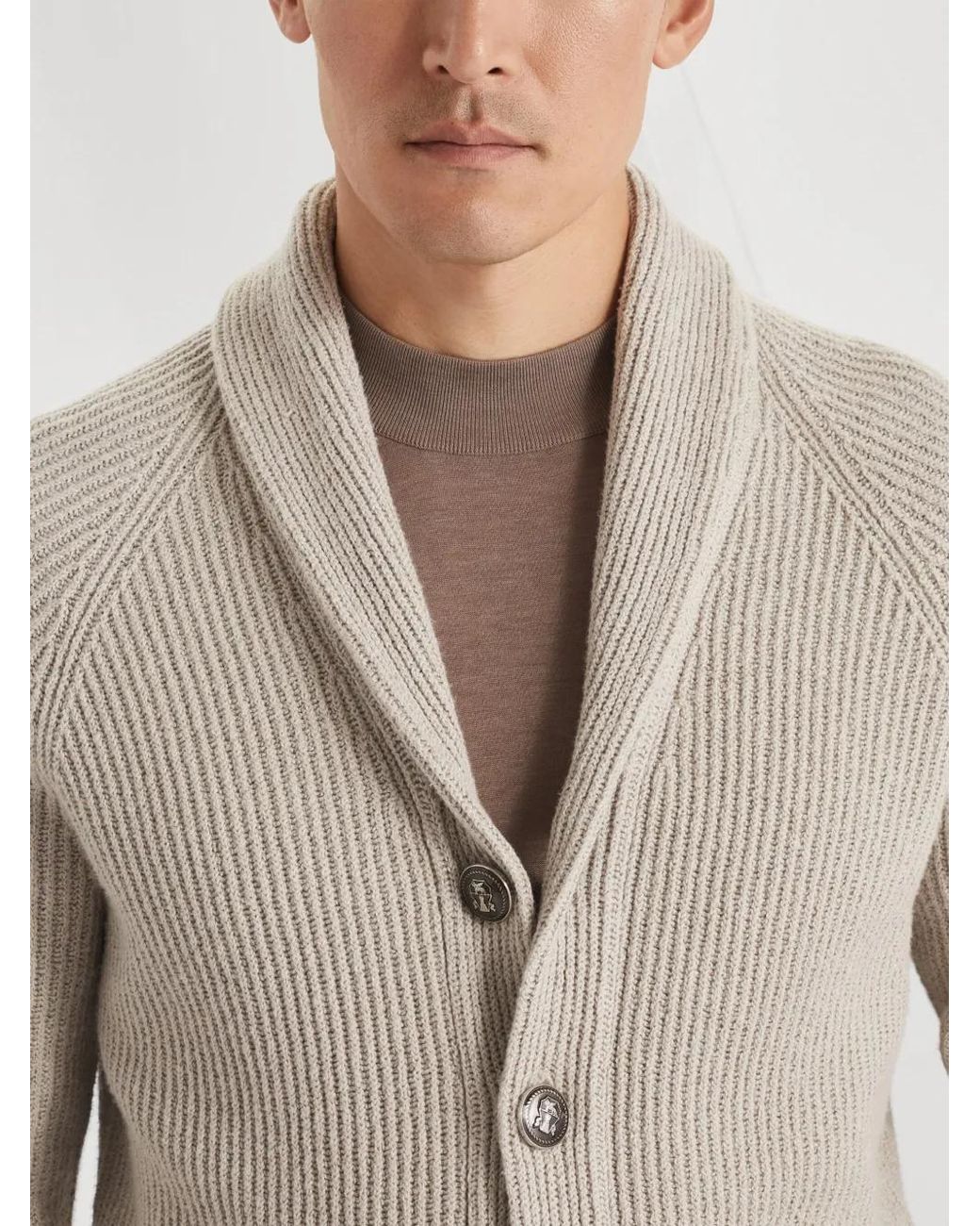 Brunello Cucinelli Gray Sweaters for men