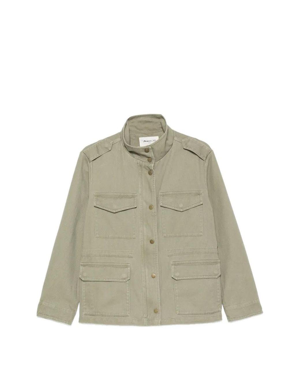 MAISON 123 Natural Claire Four-Pocket Epaulette Jacket