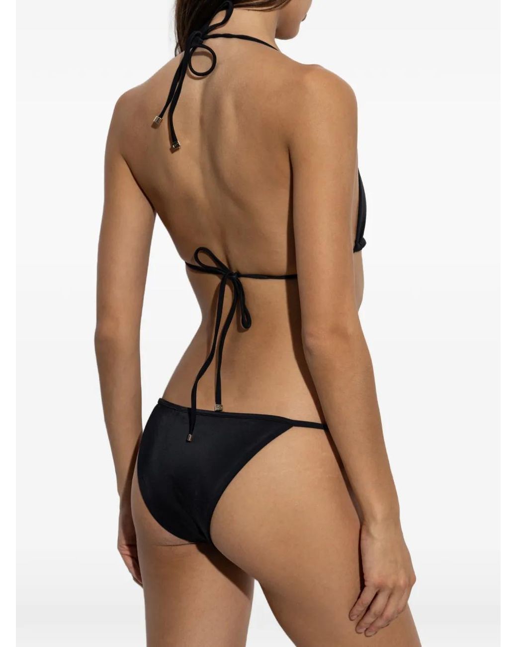 DSquared² Black Triangle Bikini Top