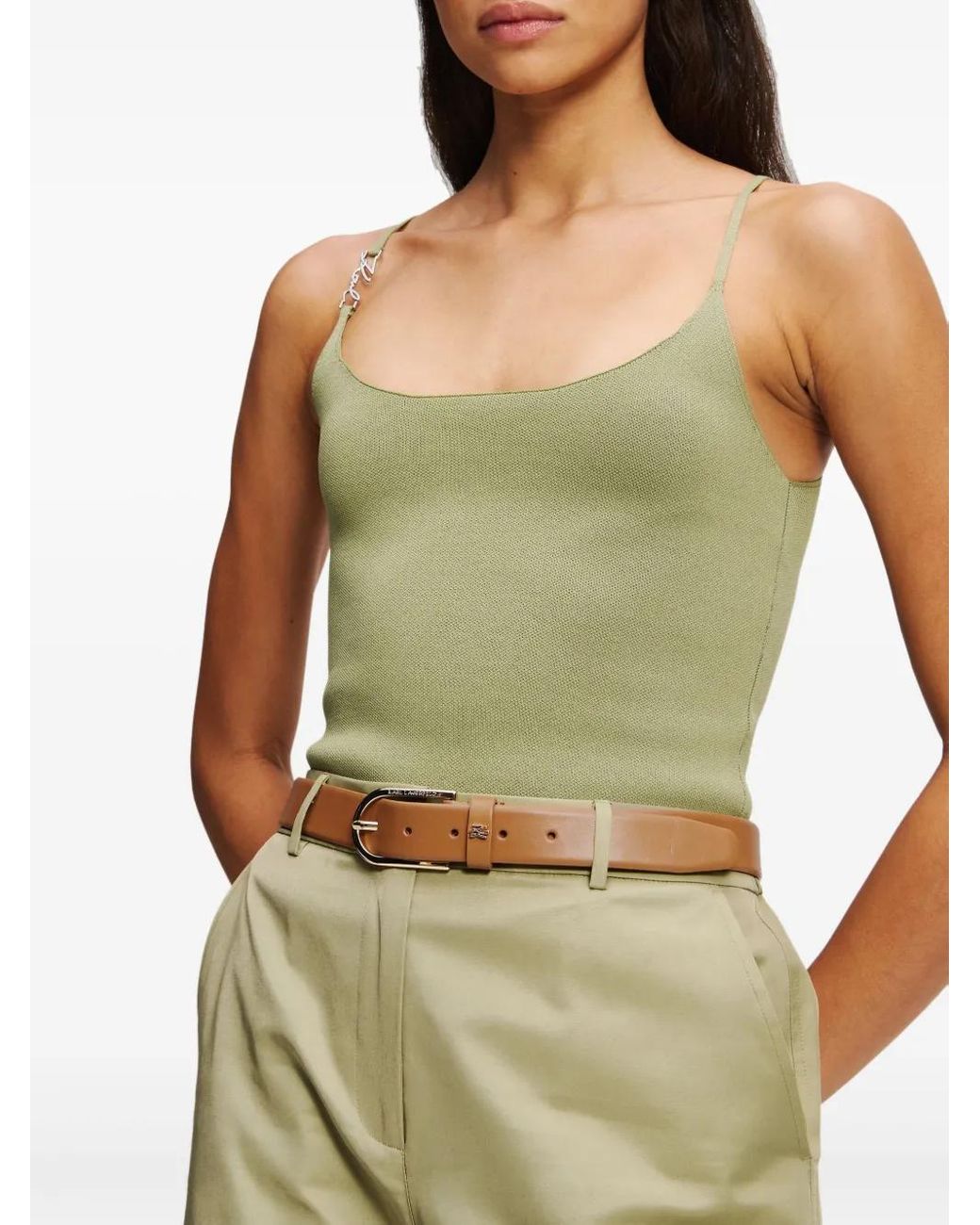 Karl Lagerfeld Brown K/Autograph Belt